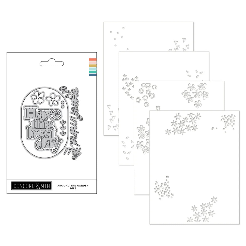 Concord & 9th Around the Garden Dies & Stencil Bundle