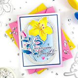 Pinkfresh Studio Bloom & Buds Stamp / Die / Stencil Bundle