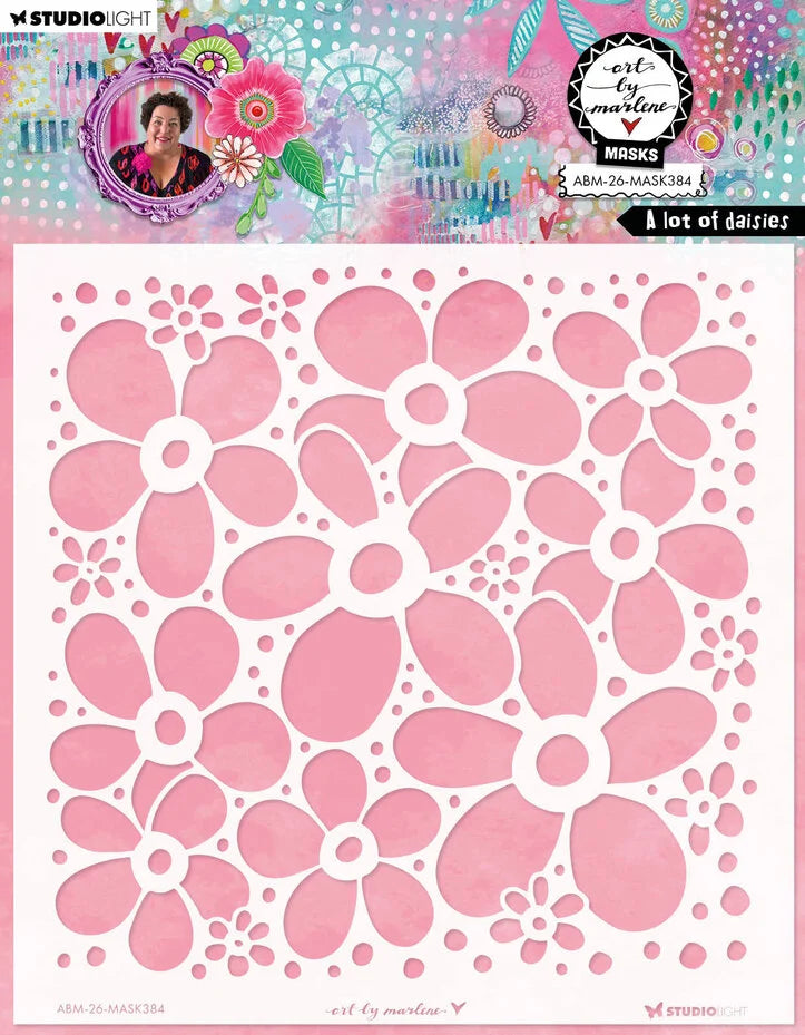 Art By Marlene A Lot of Daisies Mask (ABM-26-MASK384)