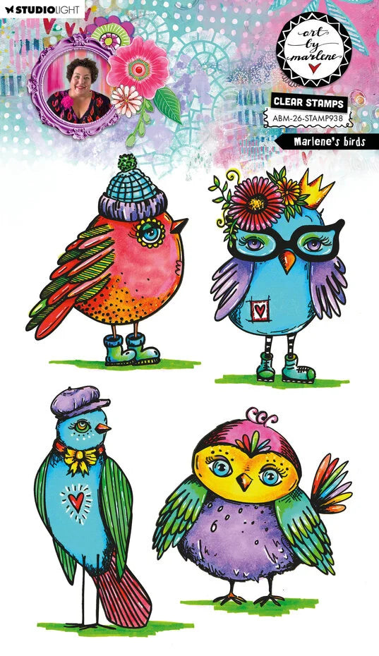 Art By Marlene Birds Clear Stamps (ABM-26-STAMP938)
