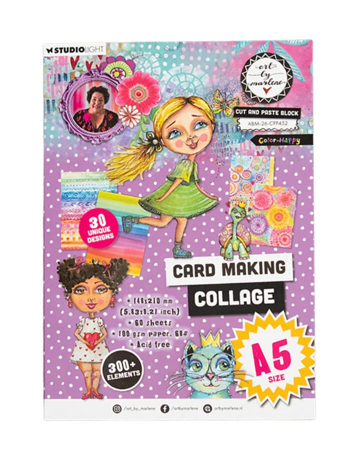Art By Marlene Cut & Paste Block A5 (ABM-26-CPP452)
