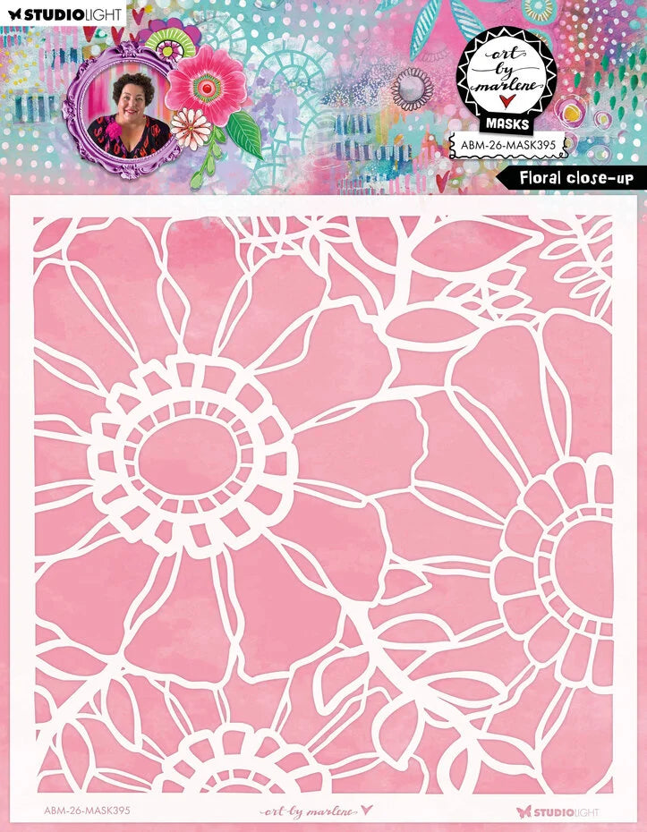 Art By Marlene Floral Close-Up Mask (ABM-26-MASK395)