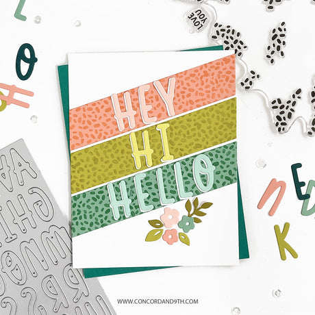 Concord & 9th A to Z Alphabet Die