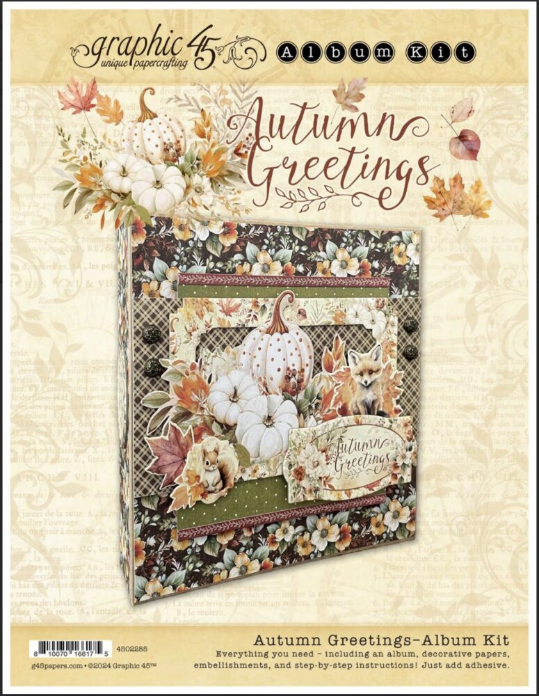 Graphic 45 Autumn Greetings Album Kit