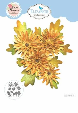 Elizabeth Craft Designs Autumn Harvest Dies Florals 32 (2182)