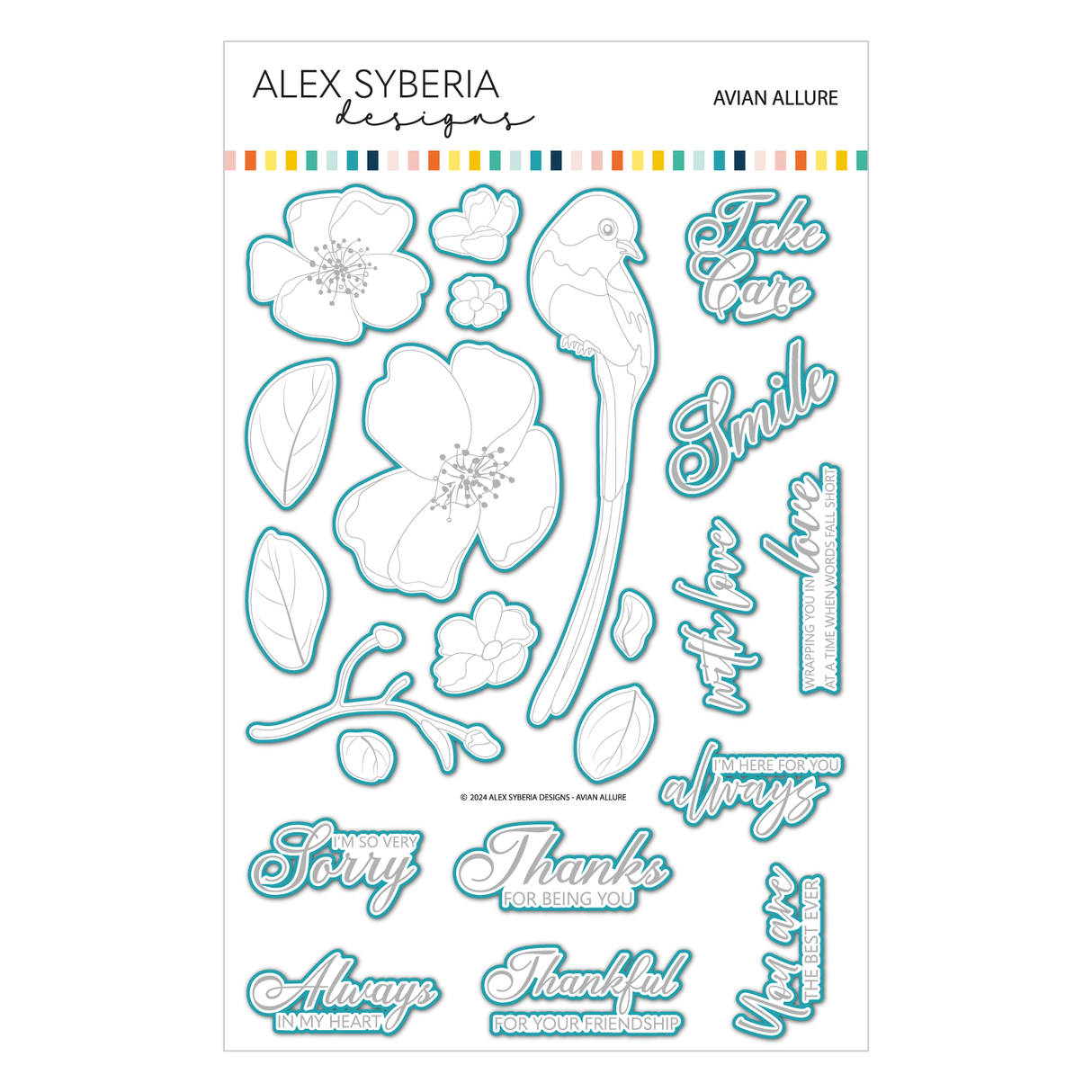 Alex Syberia Designs Avian Allure Die Set