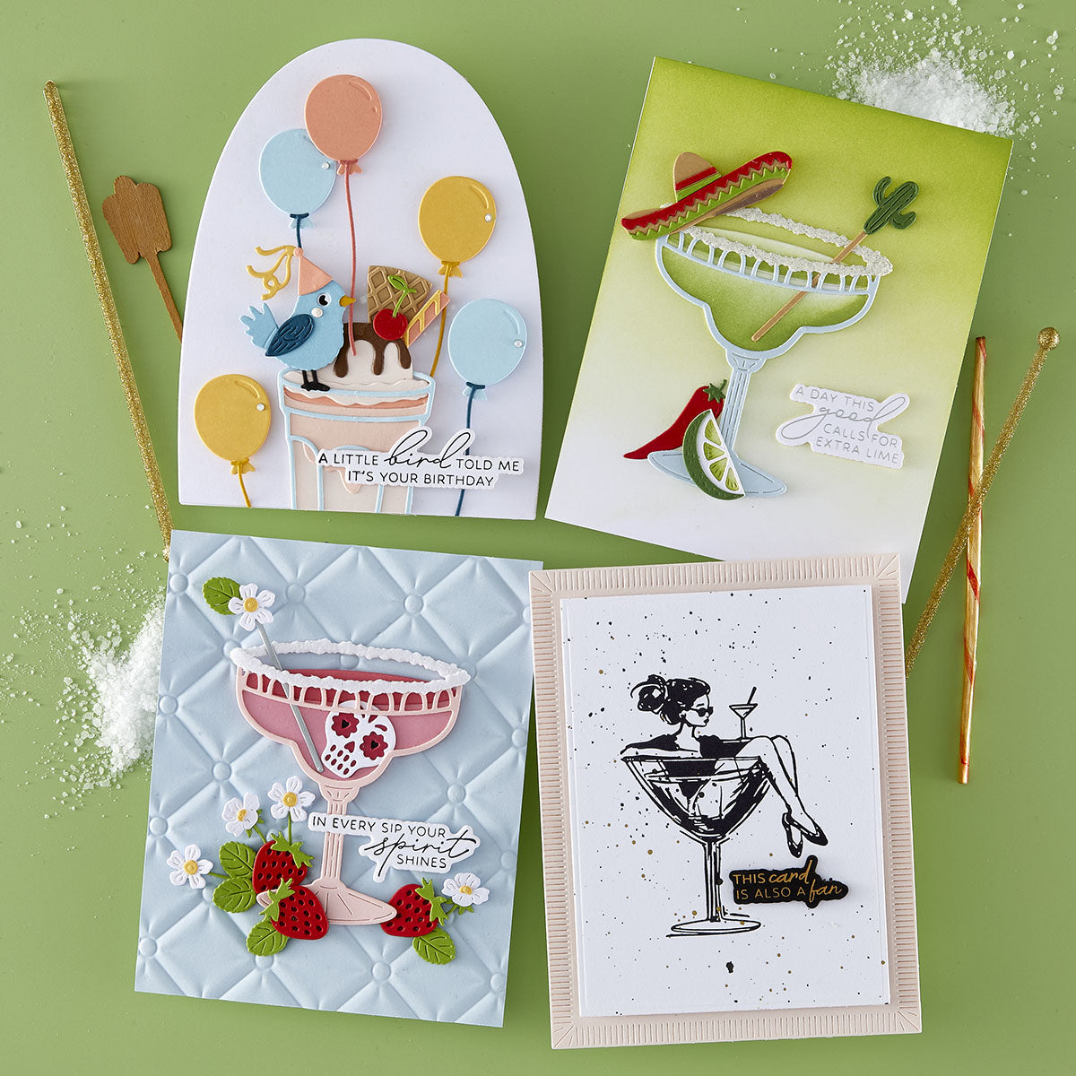 Spellbinders Happier Hour Die Bundle