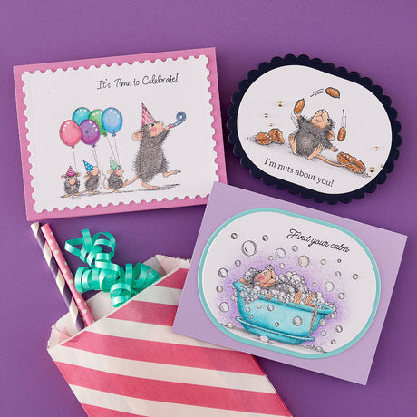 Spellbinders House-Mouse Party Parade Collector Bundle
