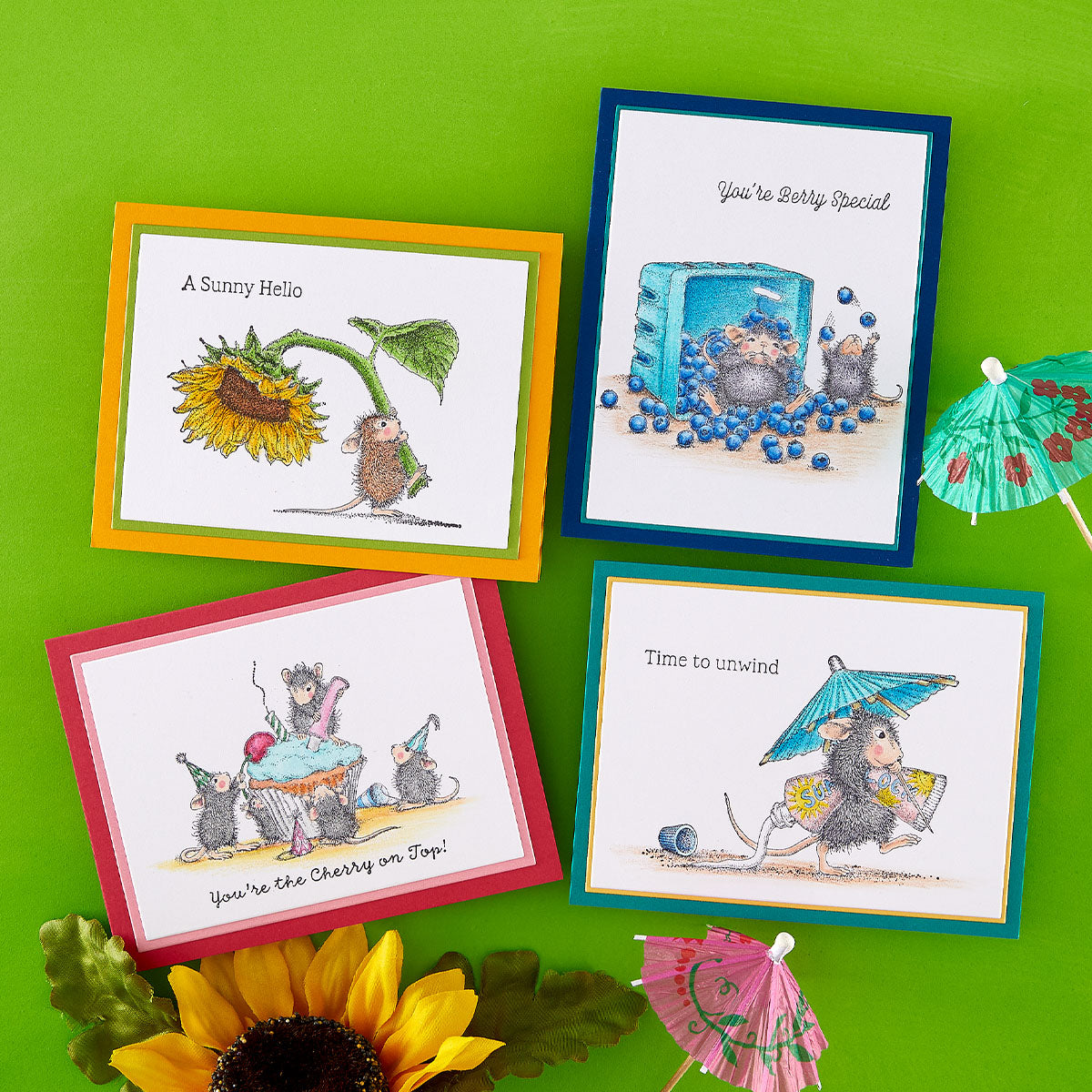 Spellbinders House-Mouse Sunflower Walk Collector Bundle