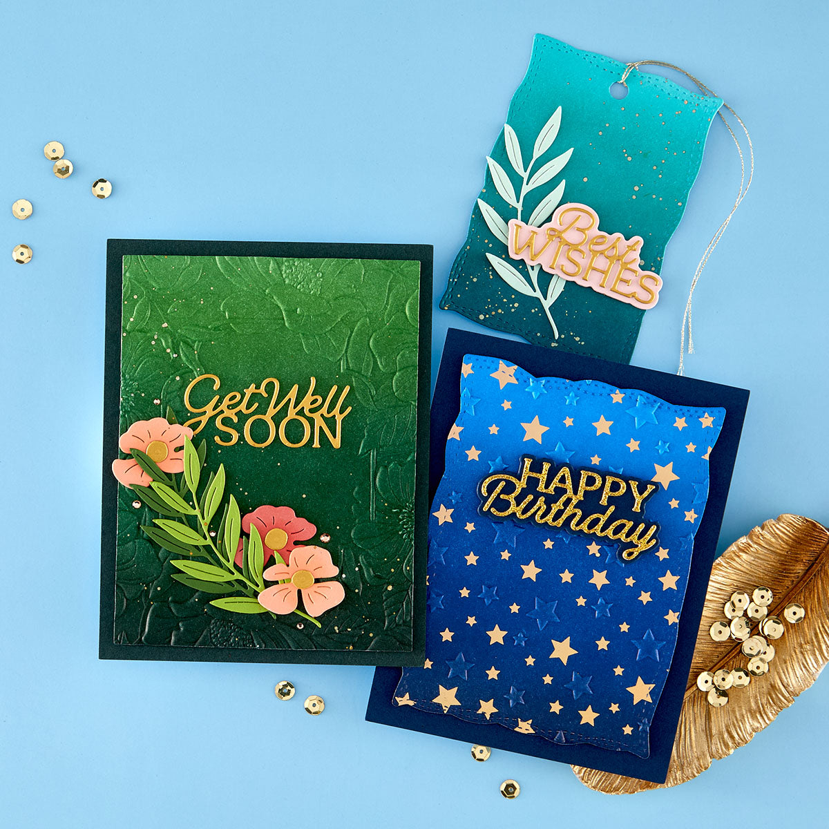 Spellbinders Essentially Yours Sentiments I Want It All Bundle