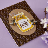 Spellbinders Simple Vintage Lavender Fields Stamp & Die Bundle with Simple Stories