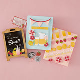 Spellbinders Pink Lemonade Die Bundle with Simple Stories