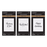 Spellbinders Upright Italic Everyday Sentiments Press + Foil Bundle by Paul Antonio