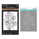Spellbinders Tulips and Daffodils Press + Foil Plate and Stencil Bundle by Yana Smakula