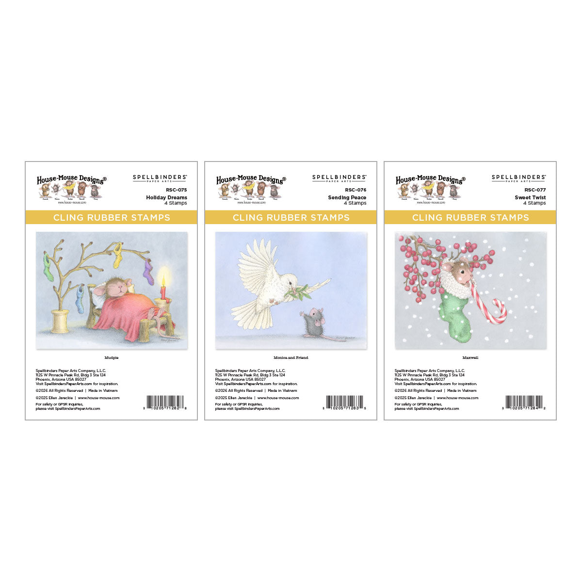 Spellbinders House-Mouse Holiday Dreams Collector Bundle
