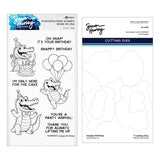 Spellbinders Snappy Birthday Stamp & Die Bundle by Simon Hurley