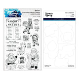 Spellbinders Naughty or Nice Stamp & Die Bundle by Simon Hurley