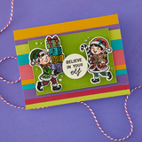 Spellbinders Naughty or Nice Stamp & Die Bundle by Simon Hurley