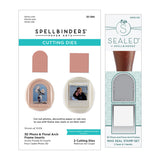 Spellbinders 3D Photo & Floral Arch Frames Wax Seal Stamps and Die Bundle - BD-1112