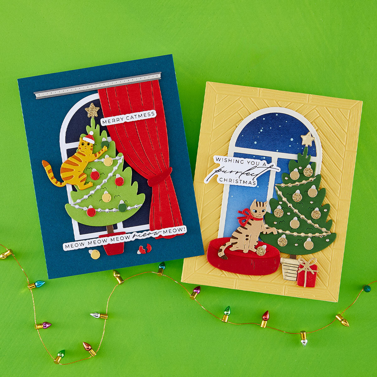 Spellbinders Christmas Cats Die Bundle by Yana Smakula BD-1122