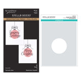 Spellbinders Tied with Cheer Press + Foil Plate & Stencil Bundle