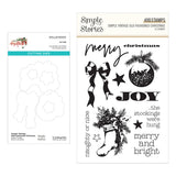 Spellbinders Simple Vintage Old-Fashioned Christmas Stamp & Die Bundle by Simple Stories