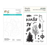 Spellbinders Simple Vintage Evergreen Memories Stamp & Die Bundle by Simple Stories
