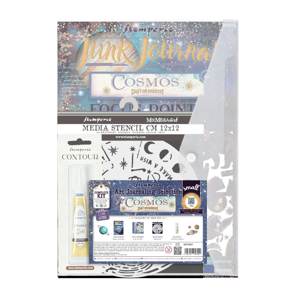 Stamperia Cosmos Art Journaling Selection Small by Vicky Papaioannou - BJF001