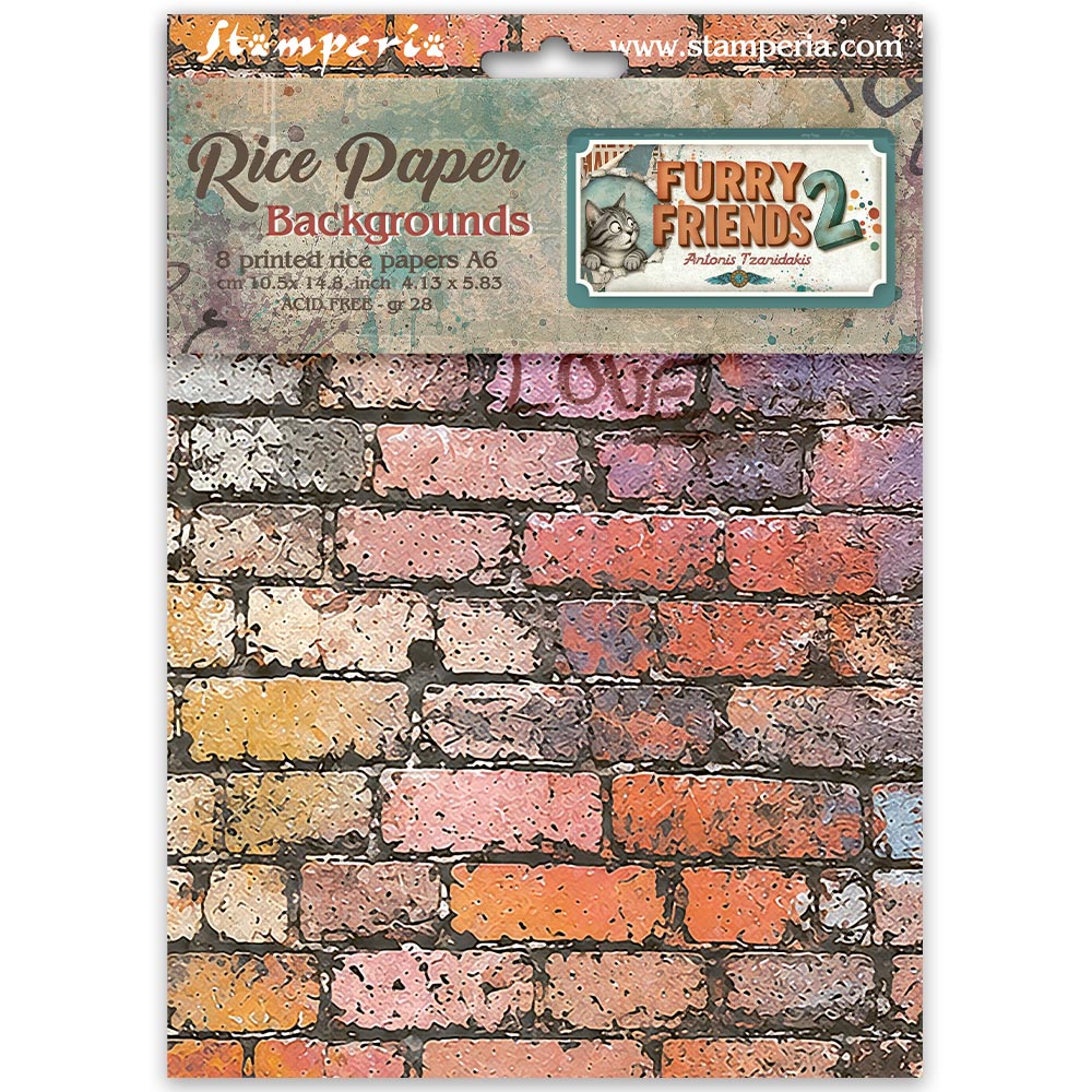 Stamperia Furry Friends 2 Art Journaling Selection Large by Vicky Papaioannou