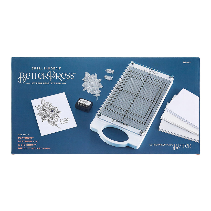 Spellbinders　BetterPress セット（未使用品） Spellbinders BetterPress Letterpress System postage as per actual