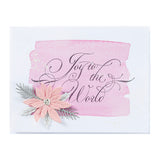 Spellbinders Copperplate Joy to the World Press Plate from the Copperplate Holiday Sentiments Collection by Paul Antonio