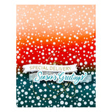 Spellbinders Sprinkled Confetti Press Plates from the Home for the Holidays Collection