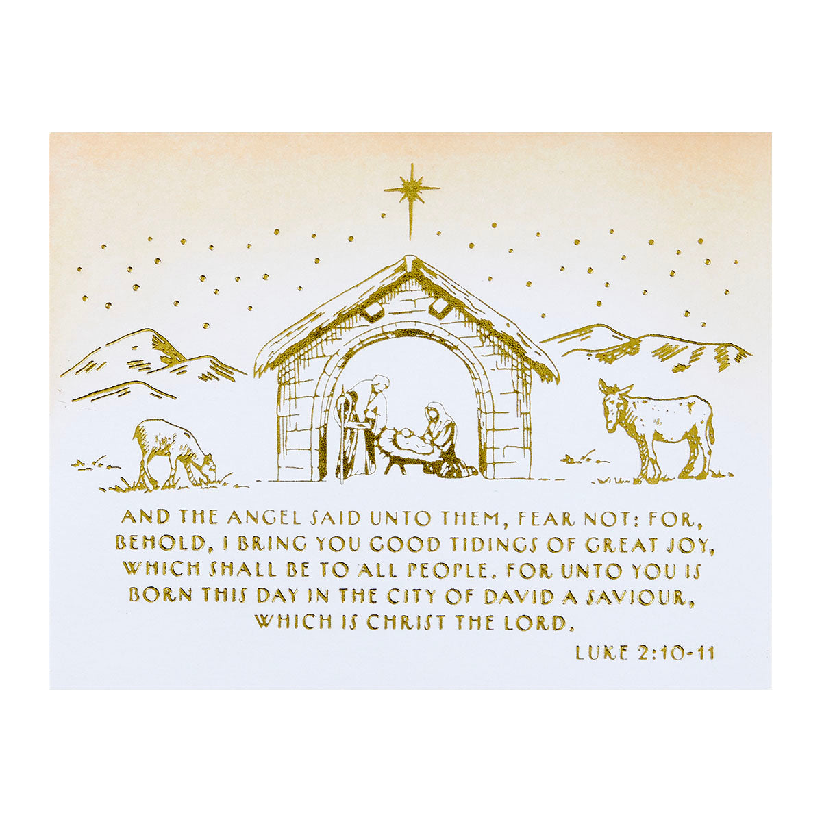 Spellbinders Christmas Gospel Press Plates from the Home for the Holidays Collection