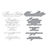 Spellbinders Christmas Cheer Sentiments BetterPress Plate & Die Set from the City Holiday Collection by Yana Smakula