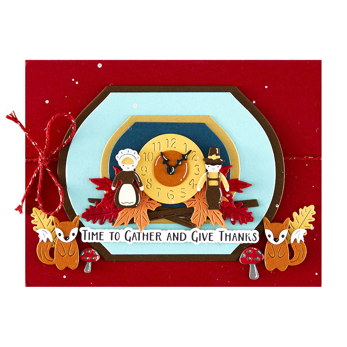 Spellbinders Cuckoo Cottage Sentiments BetterPress Plate & Die Set from the Cuckoo Cottage Collection