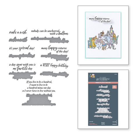 Spellbinders Say Cheese Classic Pooh Birthday BetterPress Bundle from the Say Cheese Classic Pooh Birthday Collection by Simple Stories