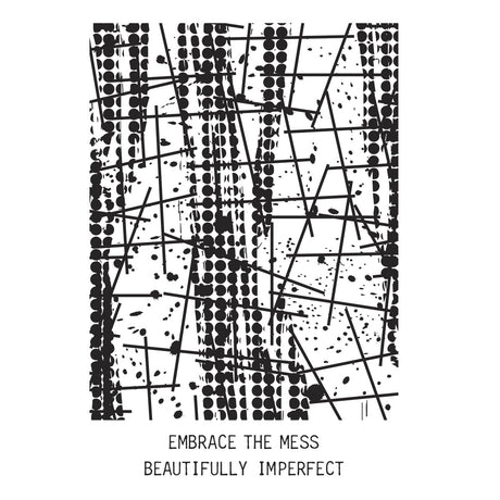 Spellbinders Grungy Background Press Plates from the Beautifully Imperfect Collection