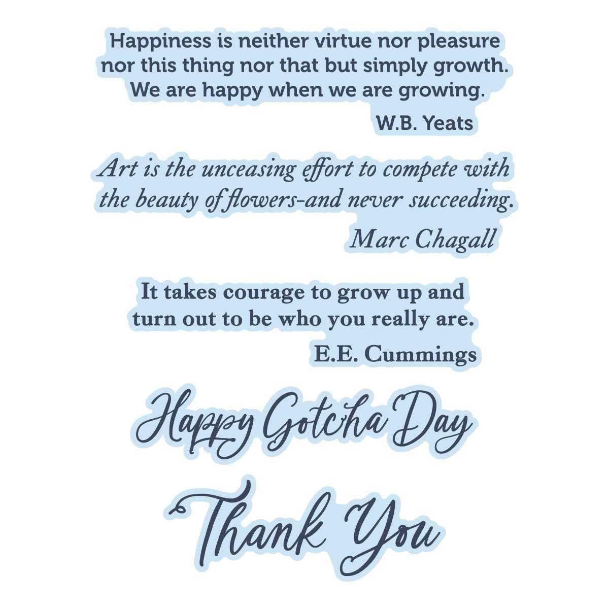 Spellbinders The Poet’s Garden Sentiments Press + Foil Plate & Die Set