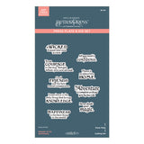 Spellbinders Wonder of Oz Sentiments BetterPress Plate & Die Set from the Wonder of Oz Collection by Graphic45