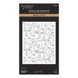 Spellbinders Perceptual Profiles Press + Foil Plate by Jaycee Gaspar