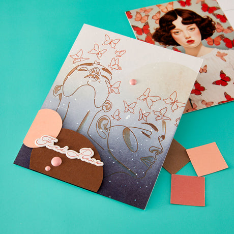 Spellbinders Whisper Weave Press + Foil Plate & Die Set by Jaycee Gaspar