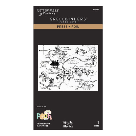 Spellbinders The Hundred Acre Wood Press + Foil Plate