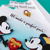 Spellbinders Classic Mouse Love Sentiments Press + Foil Plate & Die Set