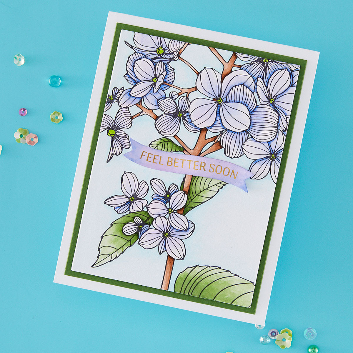 Spellbinders Thanks in Bloom Press + Foil Plates