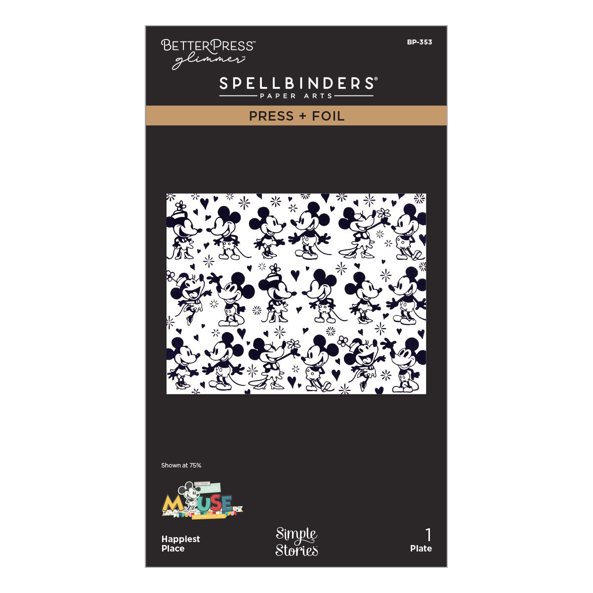 Spellbinders Classic Mouse Wedding BetterPress Bundle
