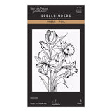Spellbinders Tulips and Daffodils Press + Foil Plate and Stencil Bundle by Yana Smakula