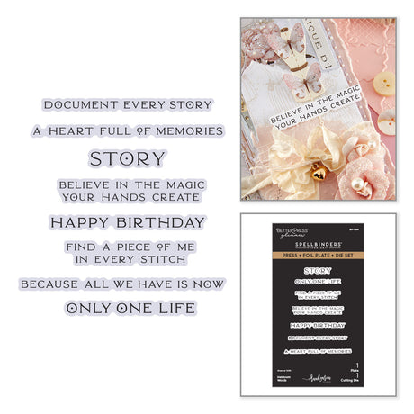 Spellbinders Buttons & Keepsakes I Want It All! Bundle by Frank Garcia