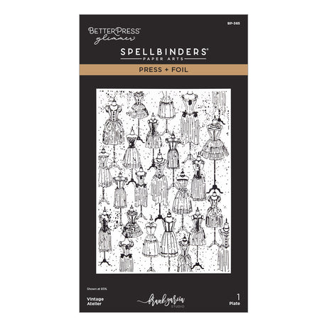 Spellbinders Vintage Atelier Press + Foil Plate by Frank Garcia