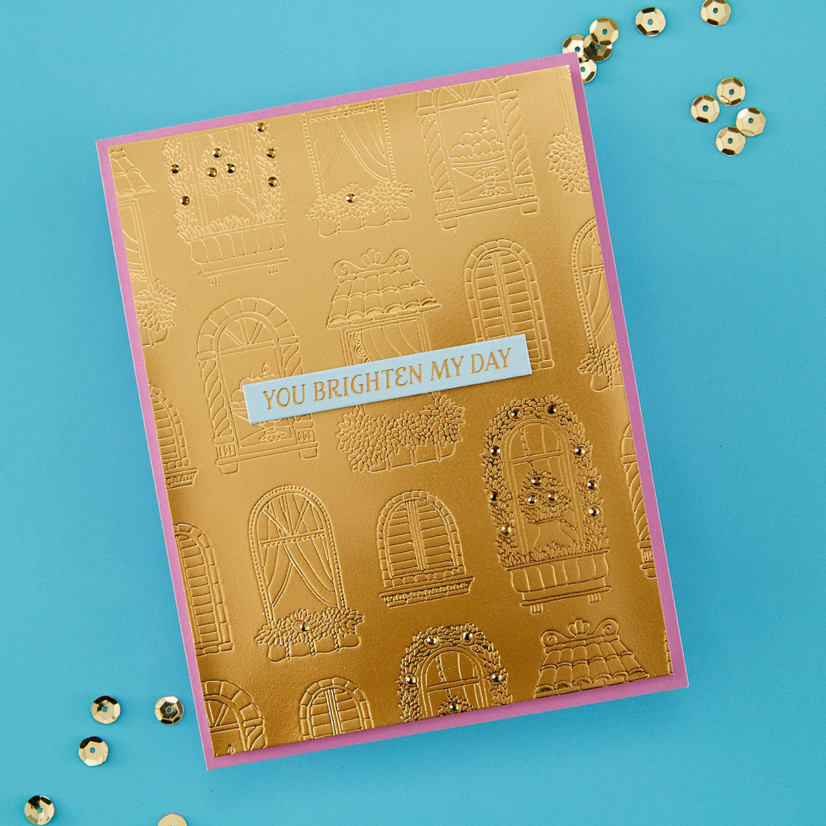 Spellbinders Windows with a View Press + Foil Plate & Die Set
