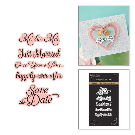 Spellbinders Classic Mouse Wedding BetterPress Bundle